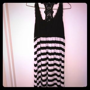 Black and white dress